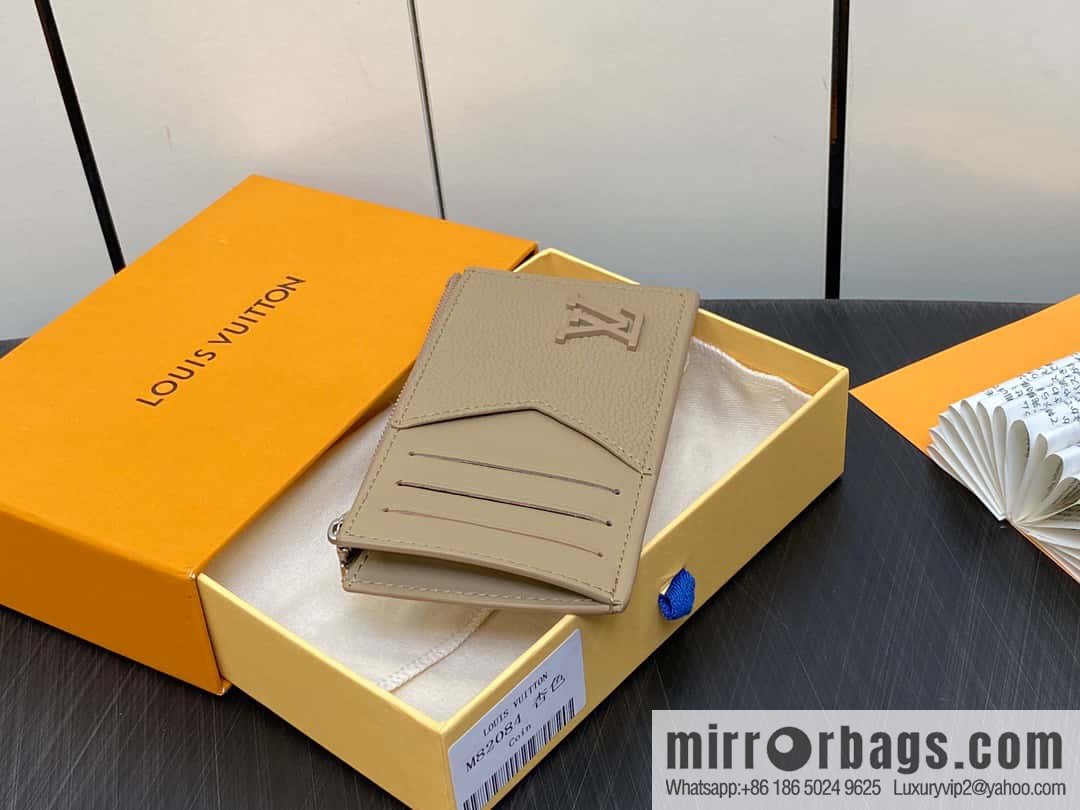 [Original order boutique] M82984 apricot, full leather card holder wallet series Coin Aer card holder m82084 82068