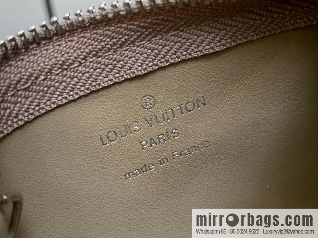 [Original order boutique] M81031 apricot, full leather key bag wallet series POCHETTE CLE key bag