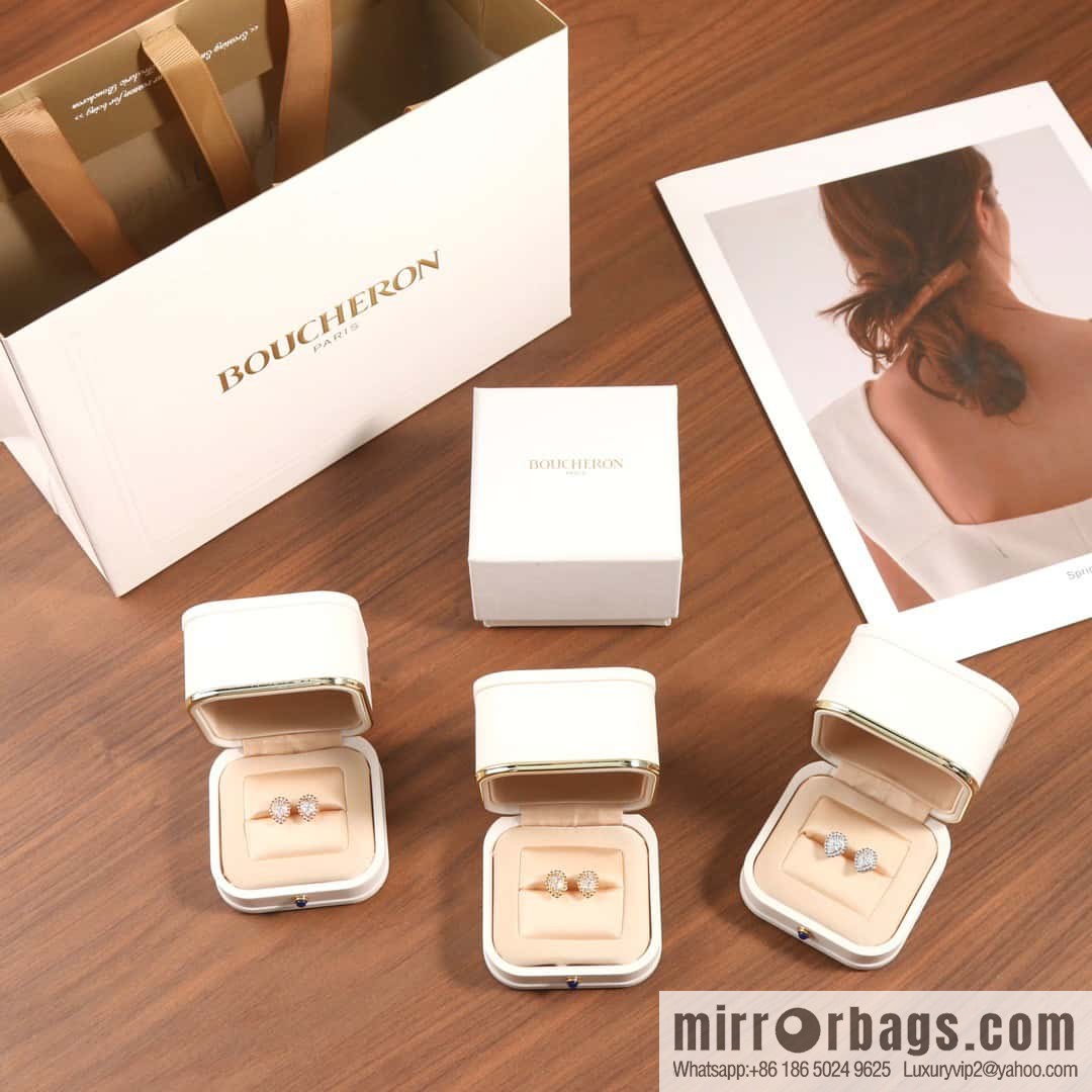 ☀New BOUCHERON/Boucheron SERPENT BOHEME series full of diamond drops 💧 stud earrings ☀