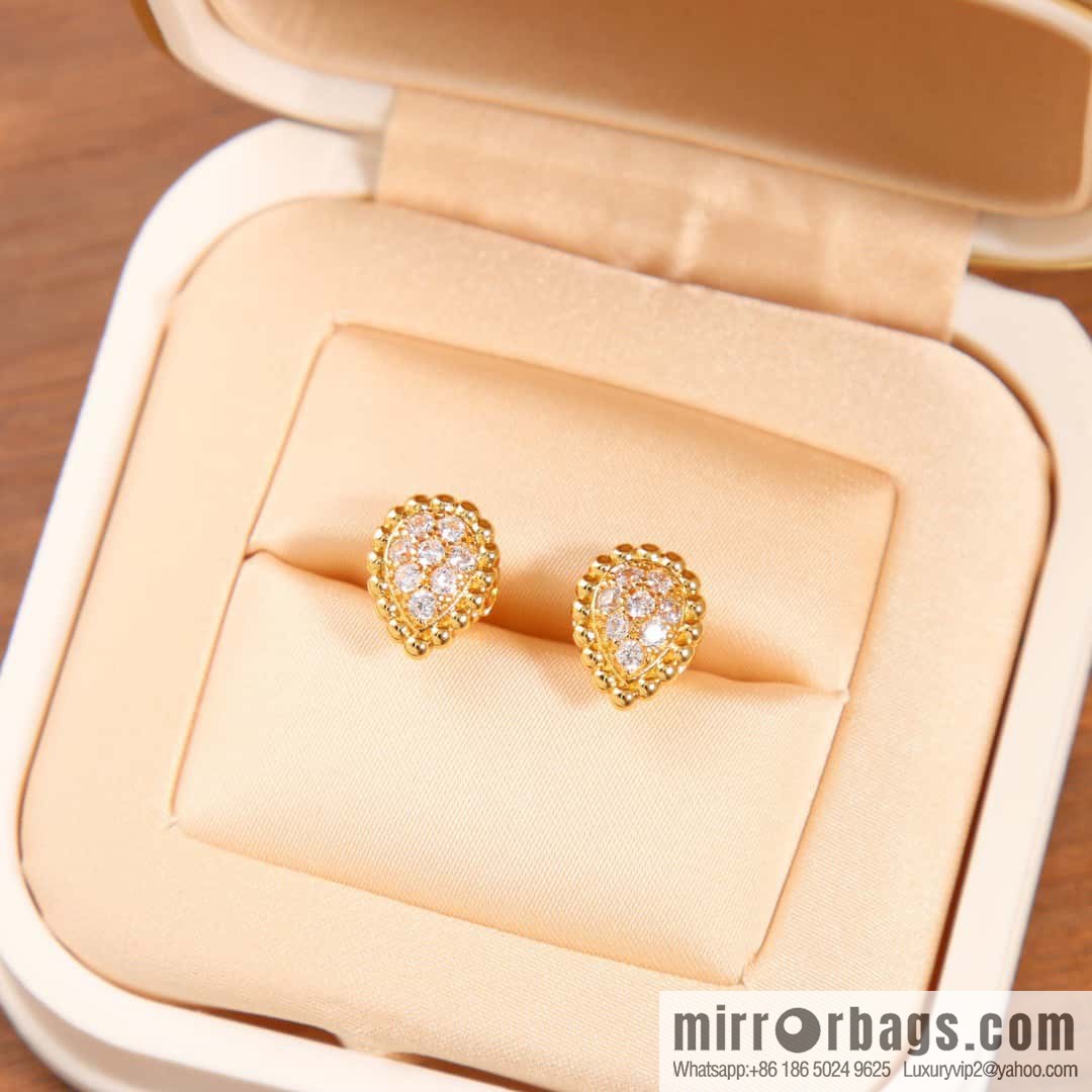 ☀New BOUCHERON/Boucheron SERPENT BOHEME series full of diamond drops 💧 stud earrings ☀