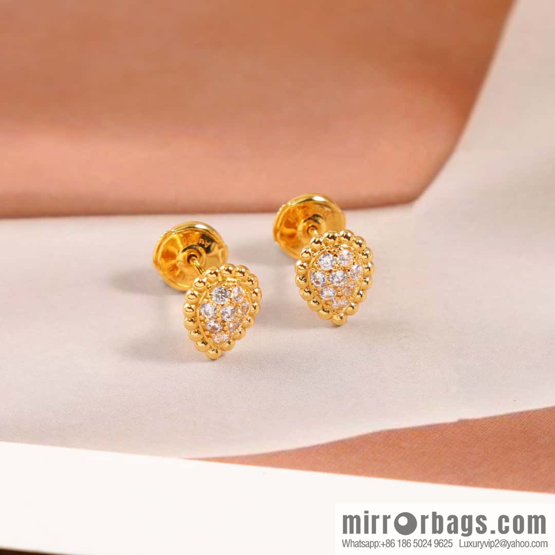 ☀New BOUCHERON/Boucheron SERPENT BOHEME series full of diamond drops 💧 stud earrings ☀
