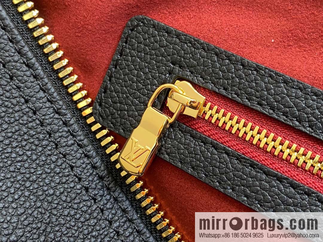 [Original single boutique] M46670 black full leather embossed silk screen printing travel bag series Keepall Bandoulière 45 travel bag M46670 M46671