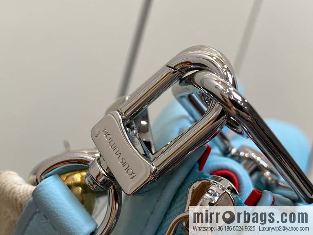 [Original order boutique] M22394 blue-green, full leather chain bag series, this Coussin small handbag.