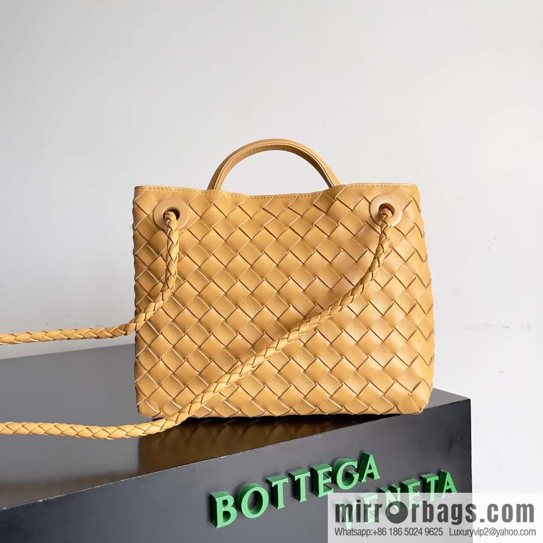 BV's 2023 new Andiamond tote bag small model number: 743568 almond color.