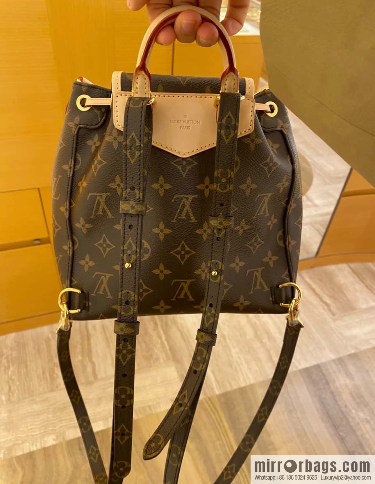 [Original single boutique] M46932 monogram backpack series Excursion small backpack