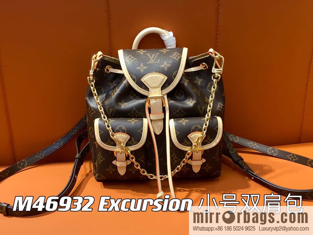 [Original single boutique] M46932 monogram backpack series Excursion small backpack