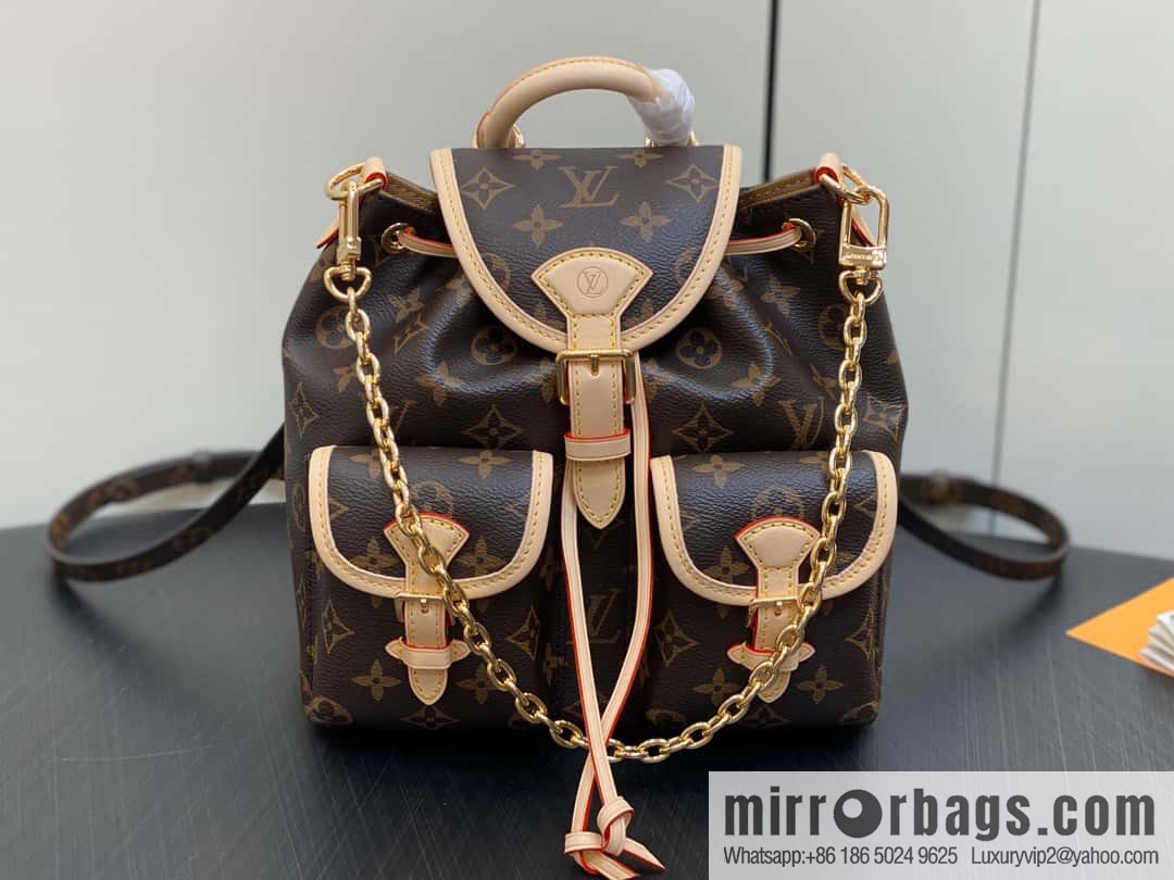 [Original single boutique] M46932 monogram backpack series Excursion small backpack