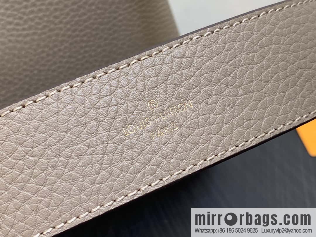 [Original order boutique] M24567 khaki flower crown, full leather cap that English series Capucines small handbag