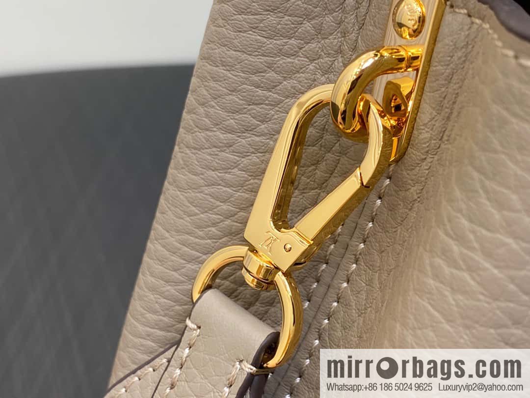 [Original order boutique] M24567 khaki flower crown, full leather cap, that English series Capucines mini handbag Capucines Flower Crown handbag