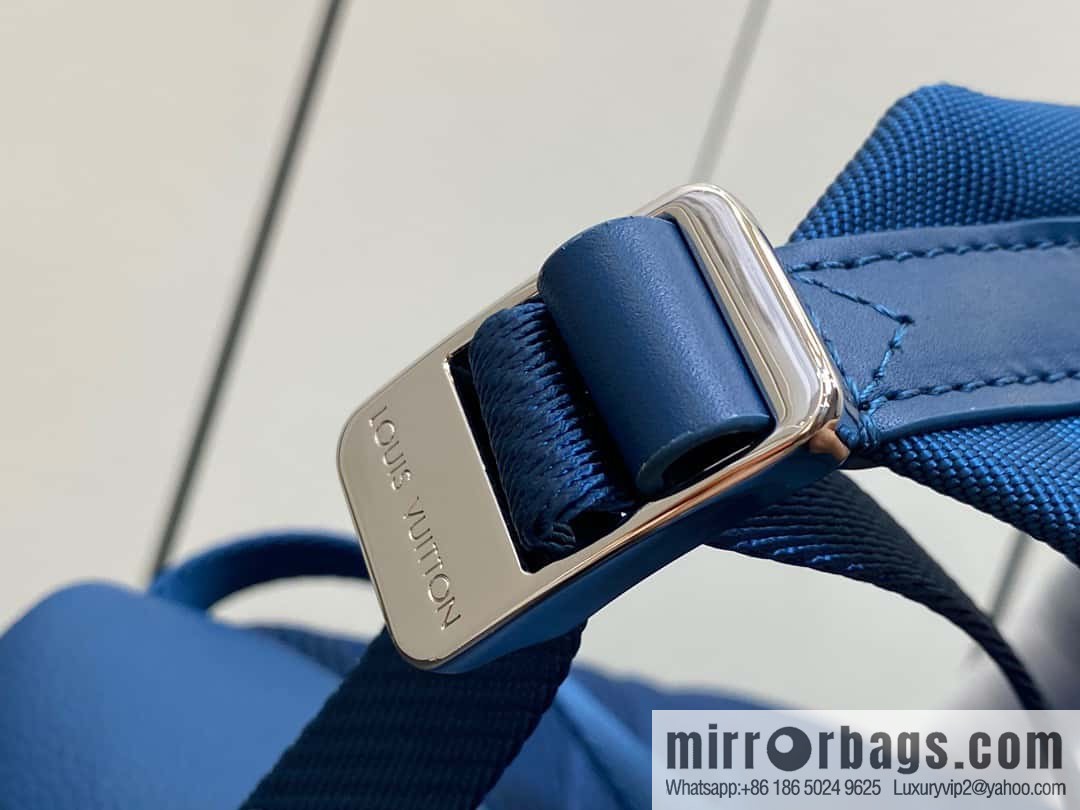 [Original single boutique] M23735 dark blue, full leather backpack series TAKEOFF backpack LV NEW BACKPACK backpack
