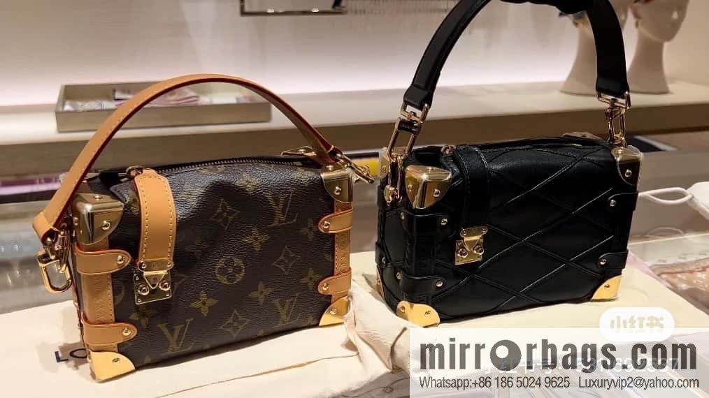 [Original order boutique] M46815 monogram mini soft box series side trunk mini handbag M46358 mini monogram
