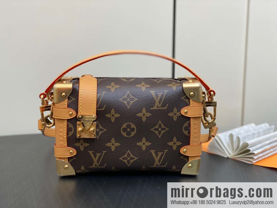 [Original order boutique] M46815 monogram mini soft box series side trunk mini handbag M46358 mini monogram