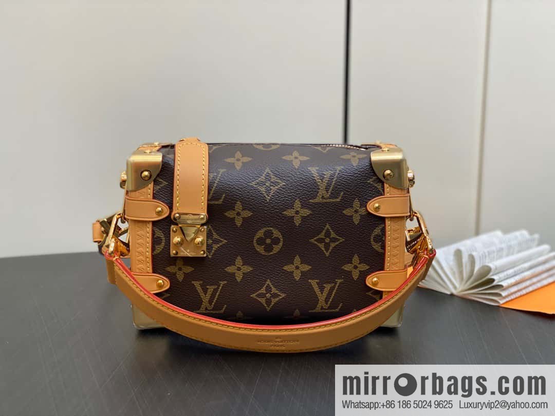 [Original order boutique] M46815 monogram mini soft box series side trunk mini handbag M46358 mini monogram