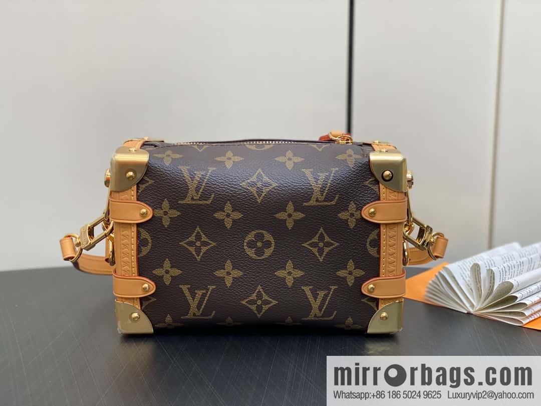 [Original order boutique] M46815 monogram mini soft box series side trunk mini handbag M46358 mini monogram