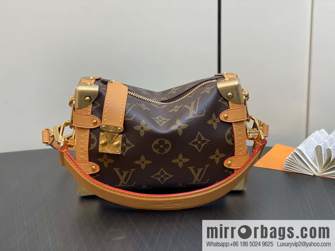 [Original order boutique] M46815 monogram mini soft box series side trunk mini handbag M46358 mini monogram