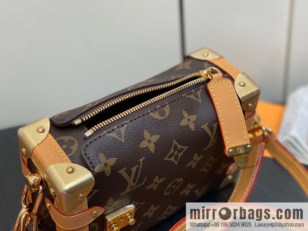 [Original order boutique] M46815 monogram mini soft box series side trunk mini handbag M46358 mini monogram