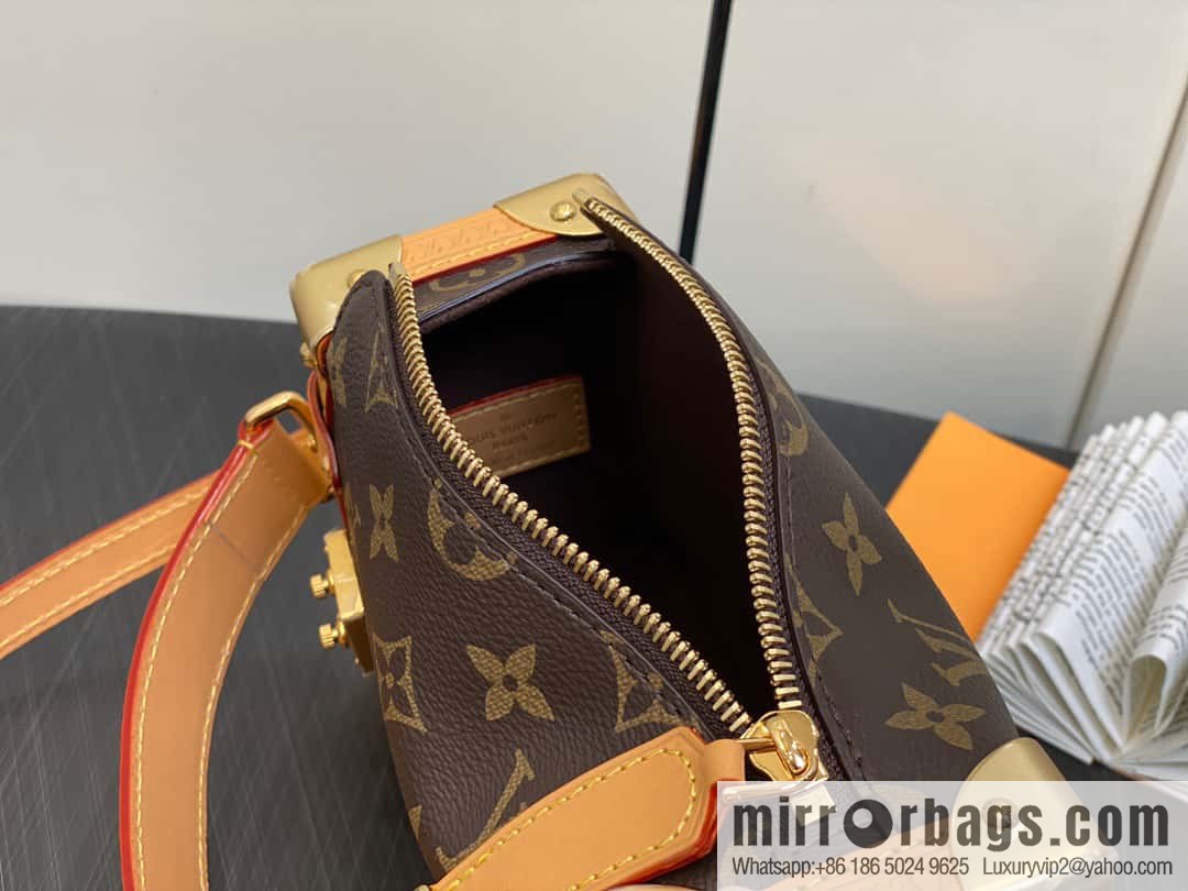 [Original order boutique] M46815 monogram mini soft box series side trunk mini handbag M46358 mini monogram