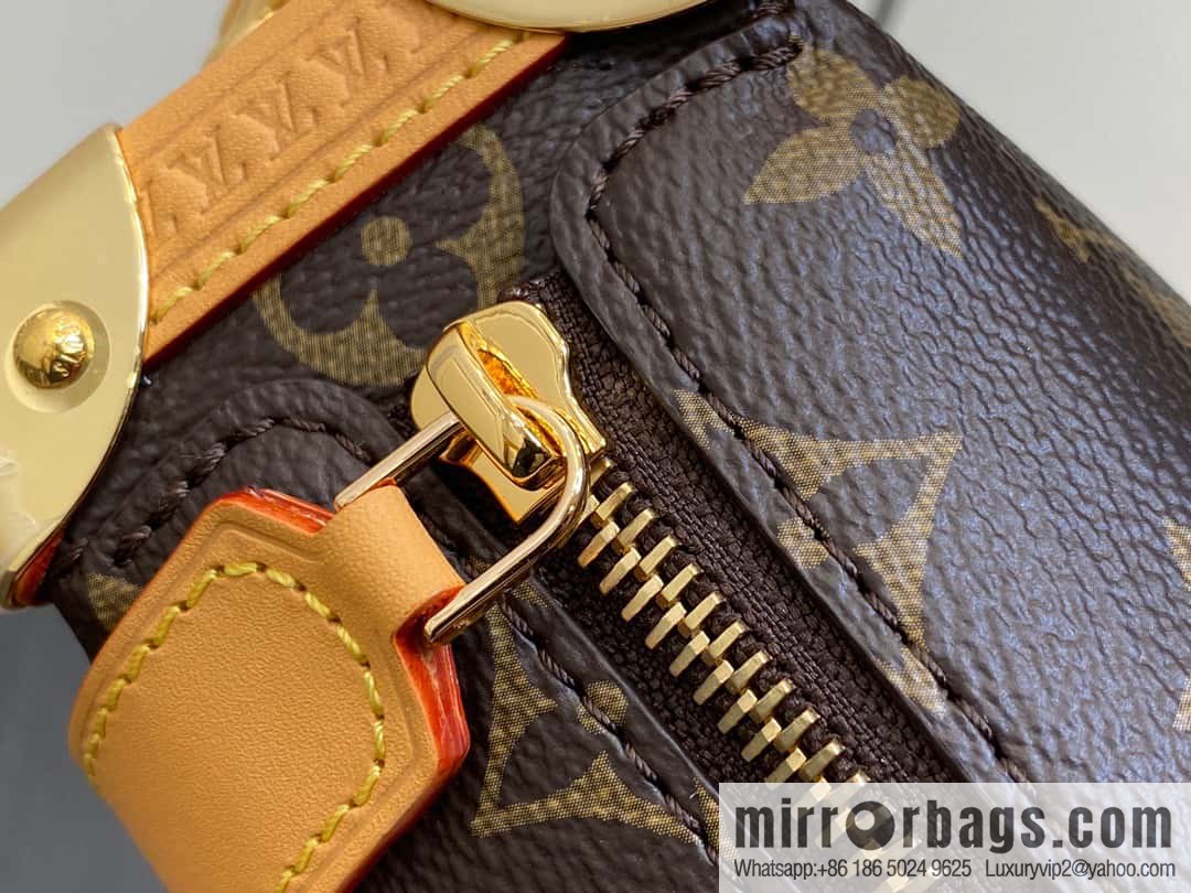 [Original order boutique] M46815 monogram mini soft box series side trunk mini handbag M46358 mini monogram