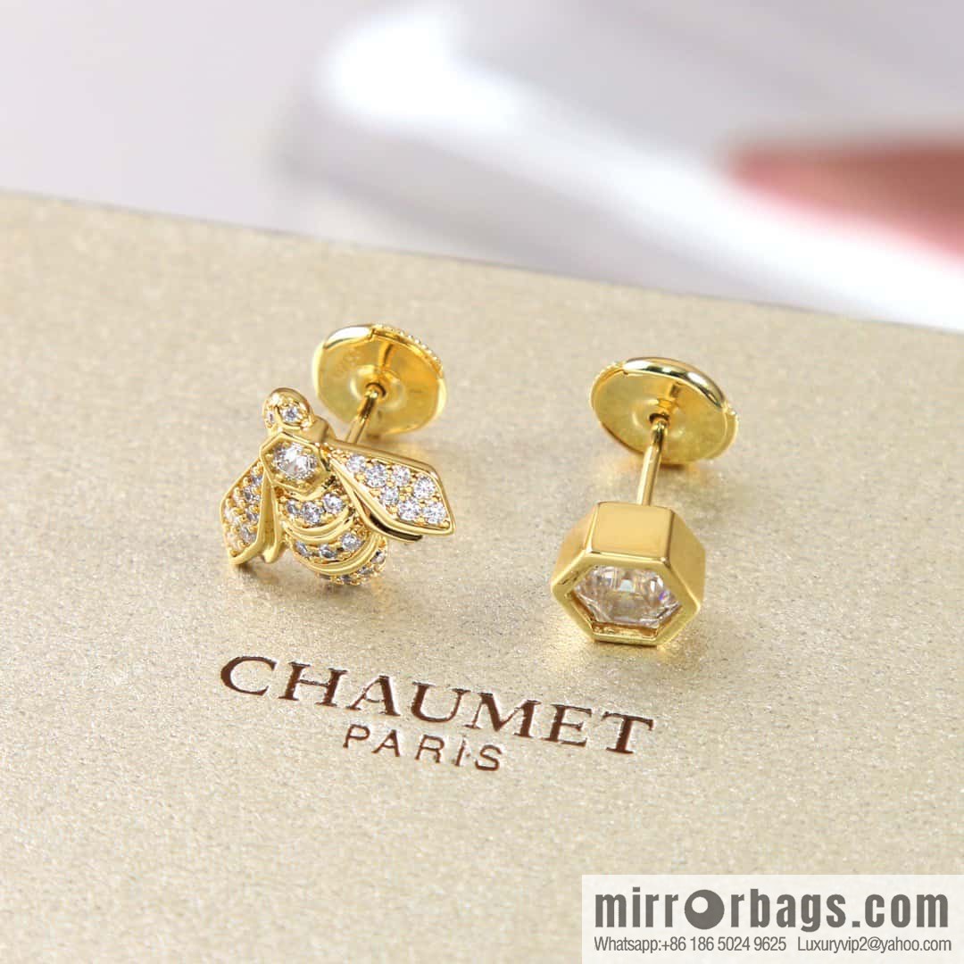 ☀️CHAUMET BEE MY LOVE Love Nest Series Bee Stud Earrings ☀️