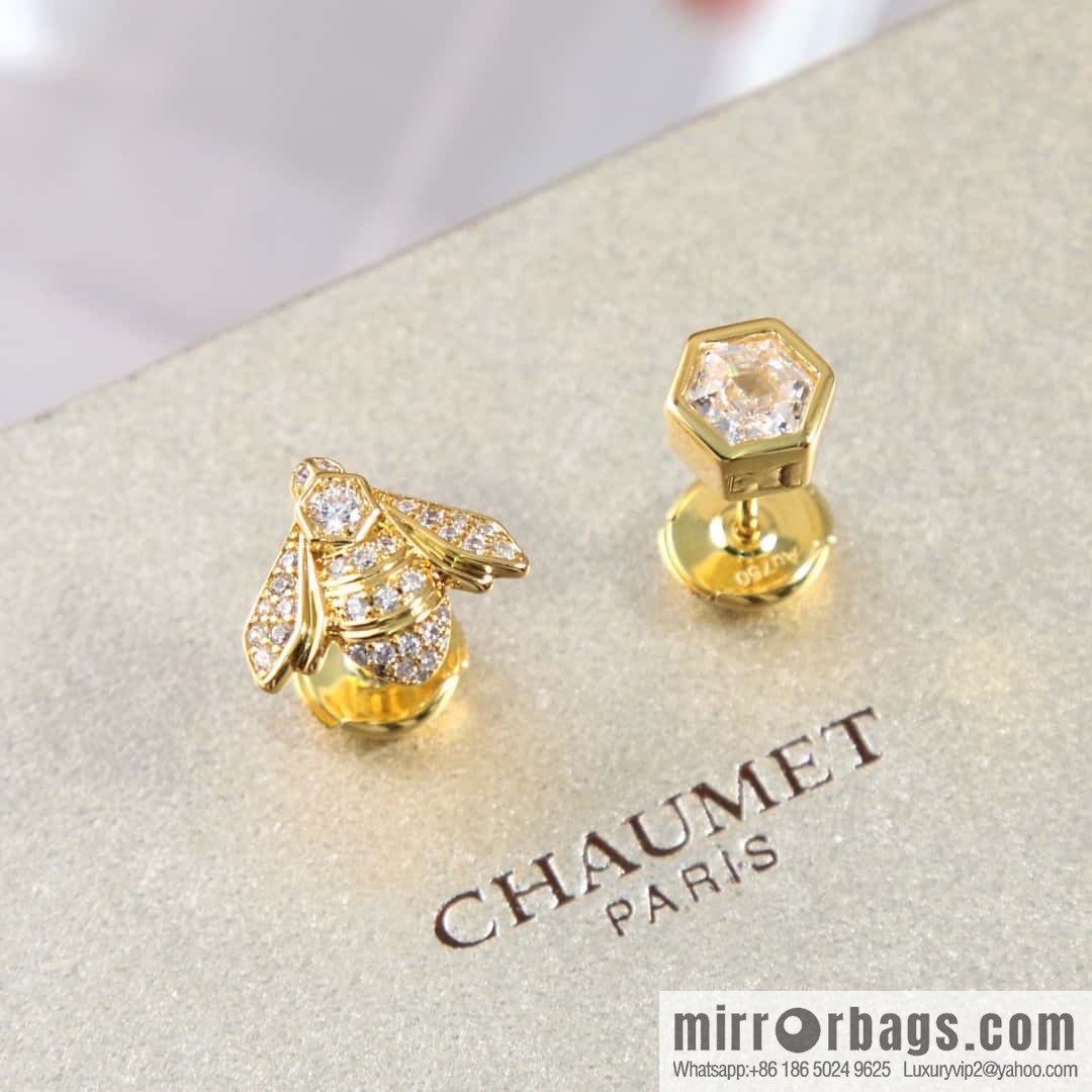 ☀️CHAUMET BEE MY LOVE Love Nest Series Bee Stud Earrings ☀️