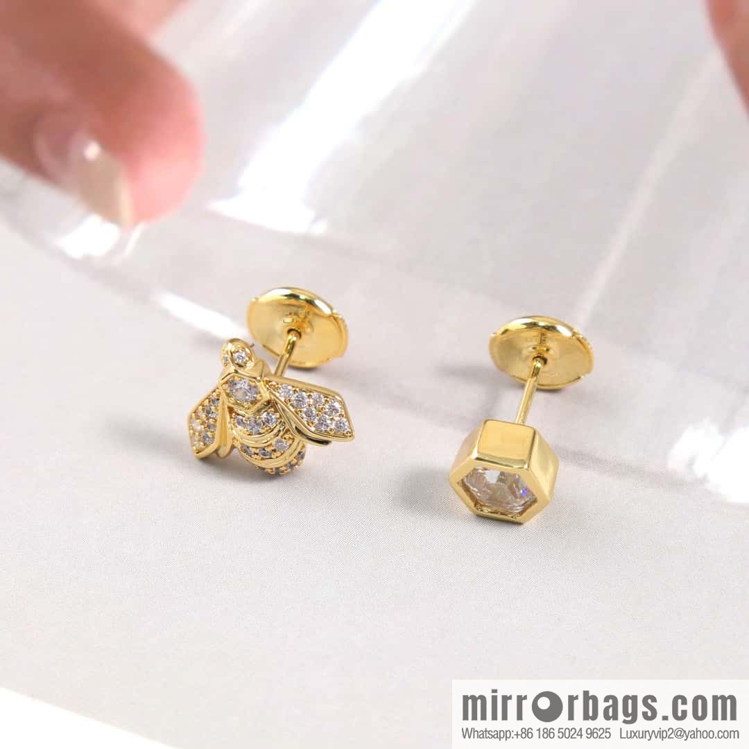 ☀️CHAUMET BEE MY LOVE Love Nest Series Bee Stud Earrings ☀️