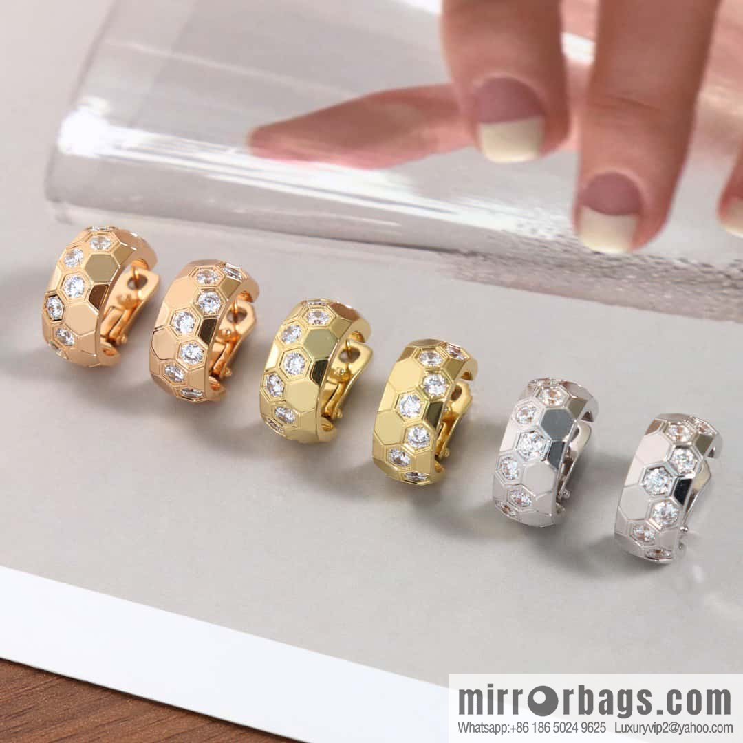 ☀️CHAUMET BEE MY LOVE Love Nest Series Honeycomb Earrings ☀️
