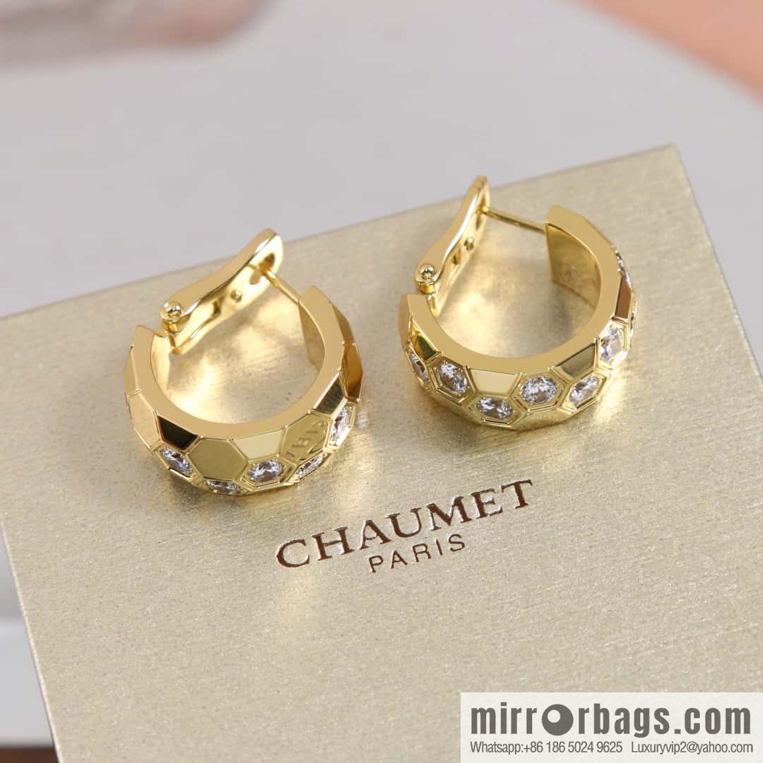 ☀️CHAUMET BEE MY LOVE Love Nest Series Honeycomb Earrings ☀️