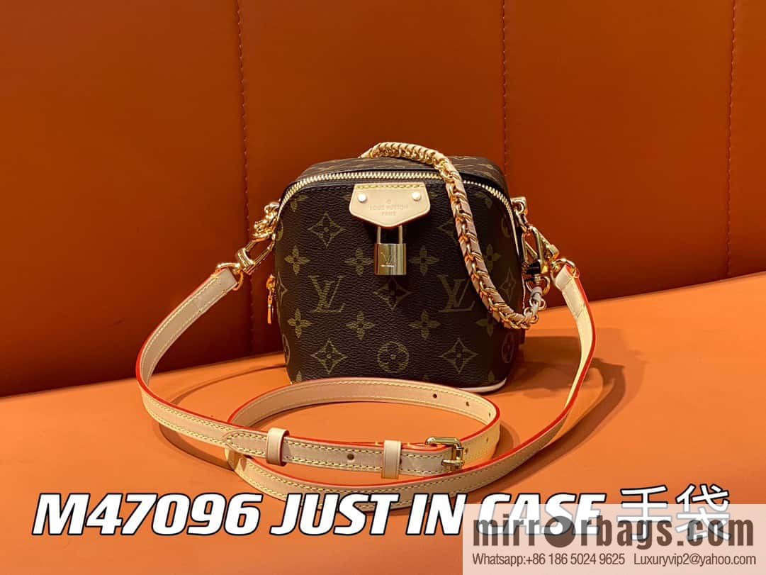 [Original single boutique] M47096 monogram chain bag series JUST IN CASE handbag Just In Case handbag