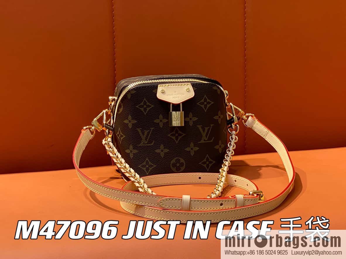 [Original single boutique] M47096 monogram chain bag series JUST IN CASE handbag Just In Case handbag