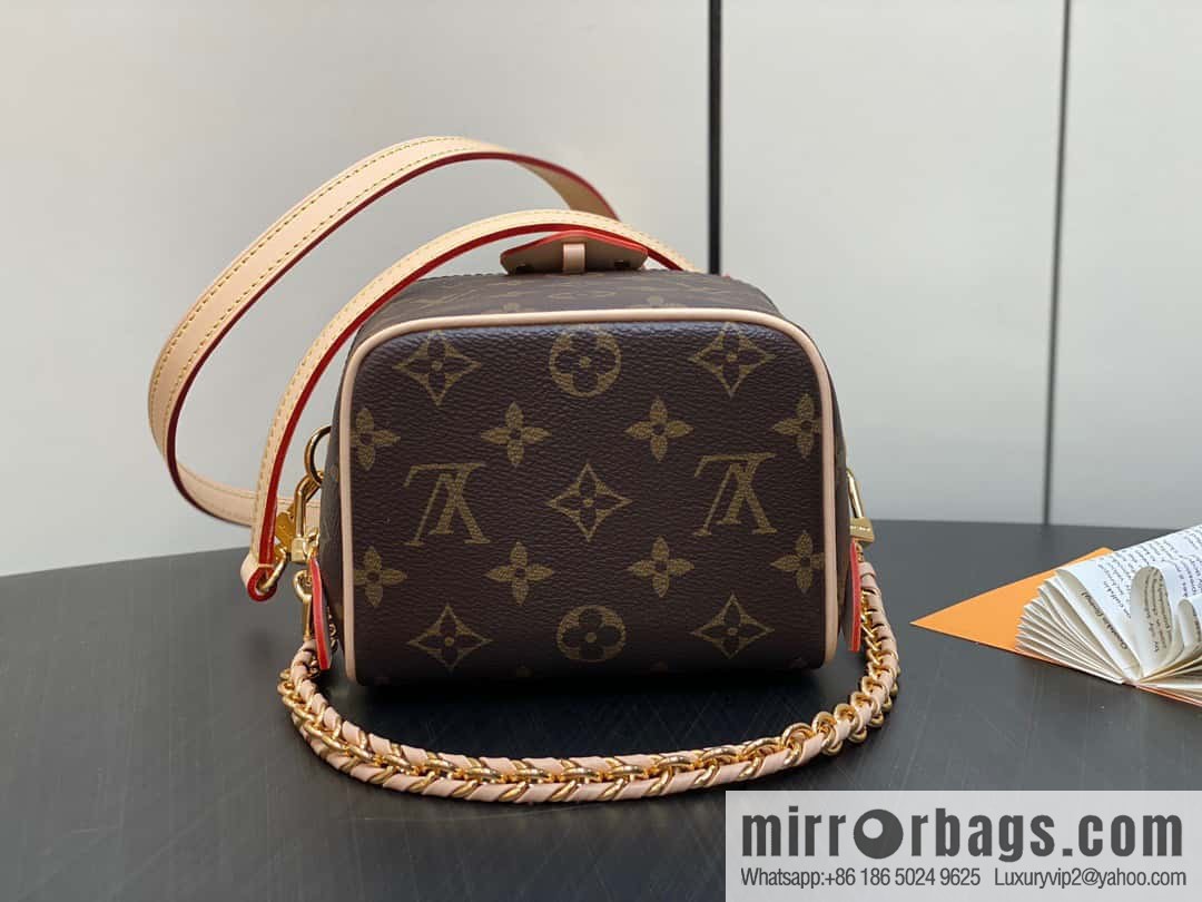 [Original single boutique] M47096 monogram chain bag series JUST IN CASE handbag Just In Case handbag