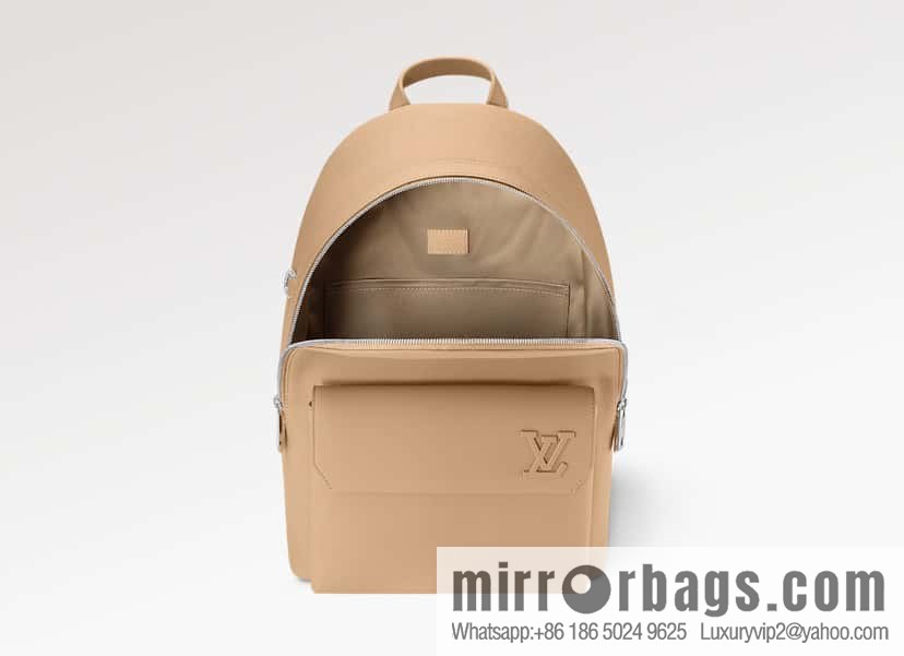 [Original single boutique] M23708 apricot, full leather backpack series TAKEOFF backpack LV NEW BACKPACK backpack