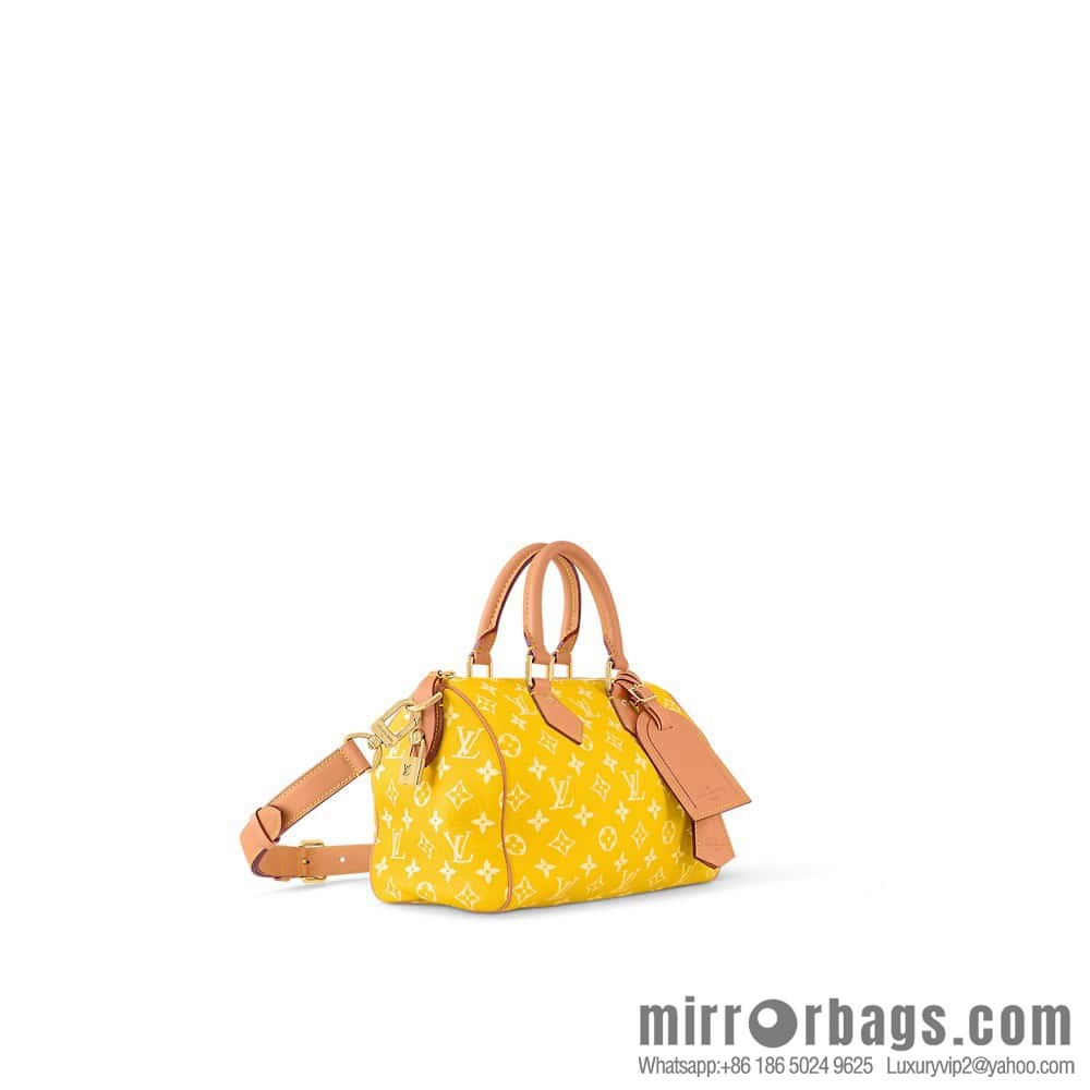 [Original order boutique] M24426 yellow SPEEDY P9 BANDOULIZRE25 handbag