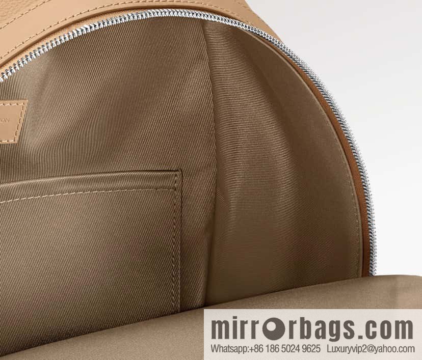 [Original single boutique] M23708 apricot, full leather backpack series TAKEOFF backpack LV NEW BACKPACK backpack