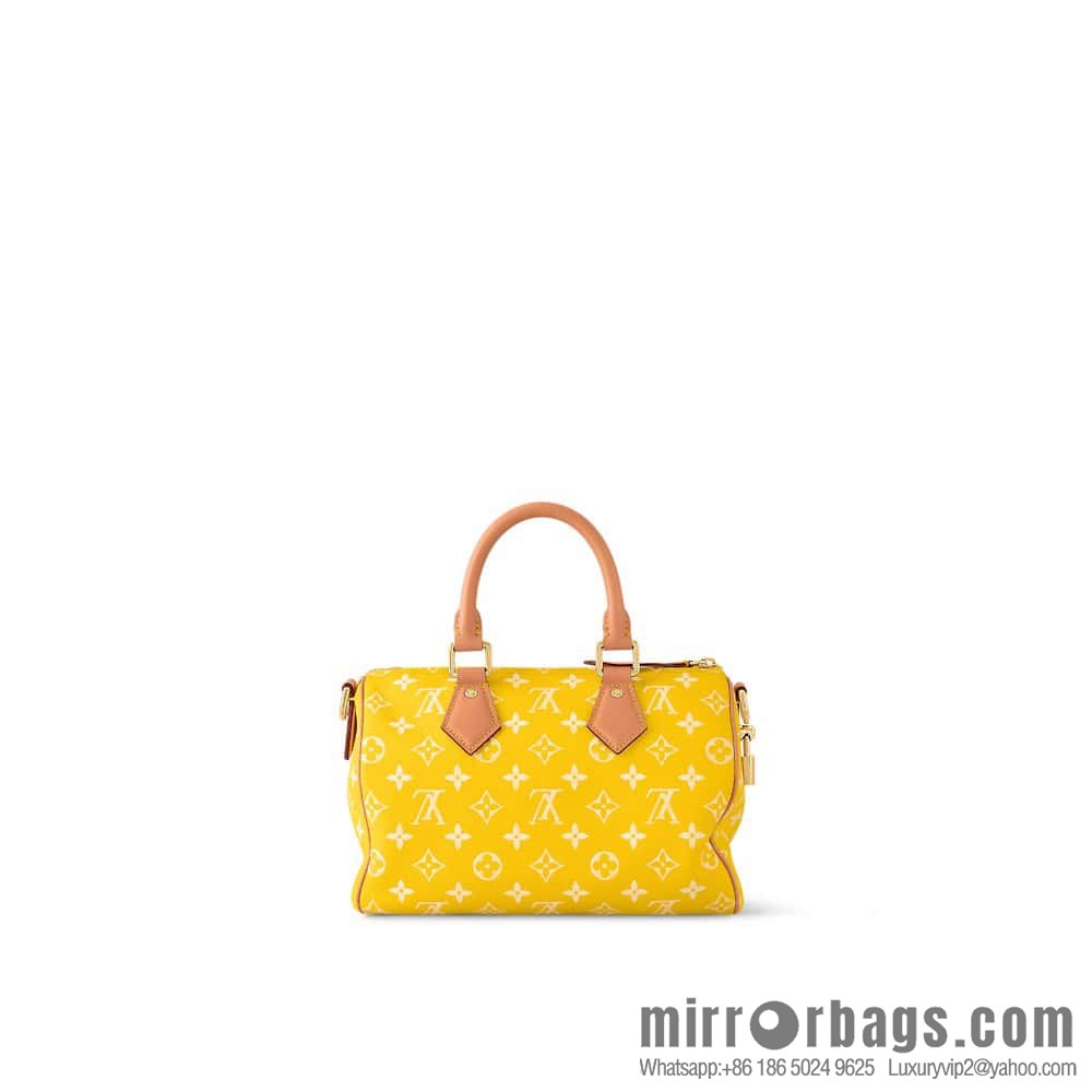 [Original order boutique] M24426 yellow SPEEDY P9 BANDOULIZRE25 handbag