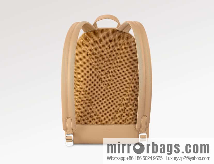 [Original single boutique] M23708 apricot, full leather backpack series TAKEOFF backpack LV NEW BACKPACK backpack