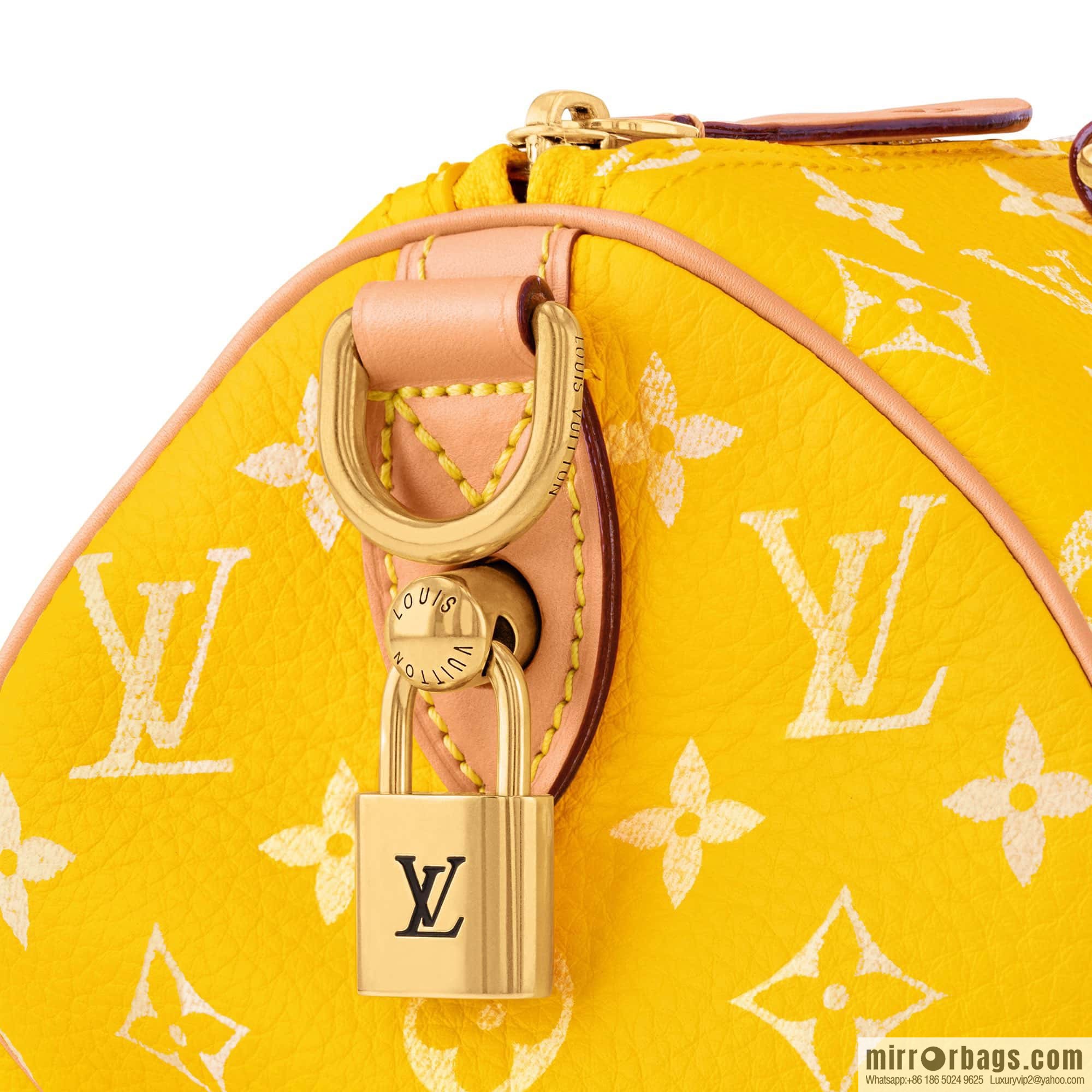 [Original order boutique] M24426 yellow SPEEDY P9 BANDOULIZRE25 handbag