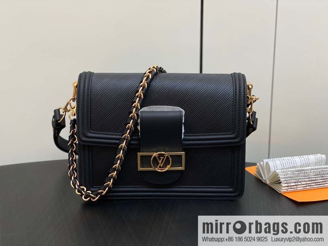 [Original order boutique] M56141 black epi Daphne series DAUPHINE medium handbag M23635 this Dauphine medium handbag