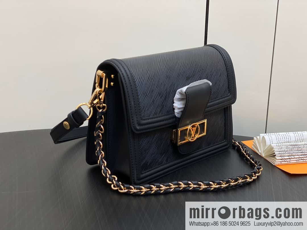 [Original order boutique] M56141 black epi Daphne series DAUPHINE medium handbag M23635 this Dauphine medium handbag