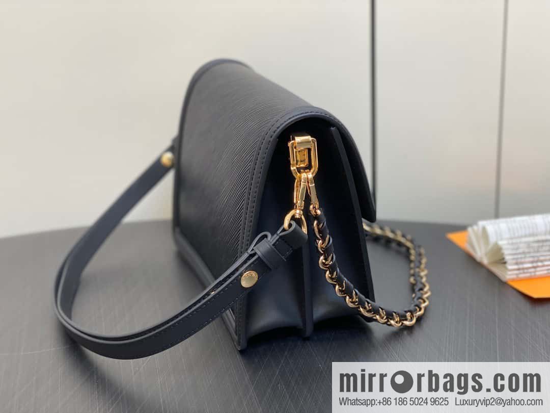 [Original order boutique] M56141 black epi Daphne series DAUPHINE medium handbag M23635 this Dauphine medium handbag