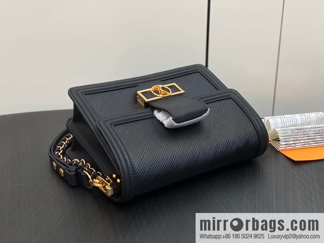 [Original order boutique] M56141 black epi Daphne series DAUPHINE medium handbag M23635 this Dauphine medium handbag