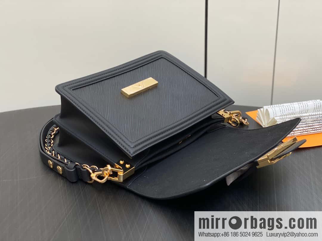 [Original order boutique] M56141 black epi Daphne series DAUPHINE medium handbag M23635 this Dauphine medium handbag