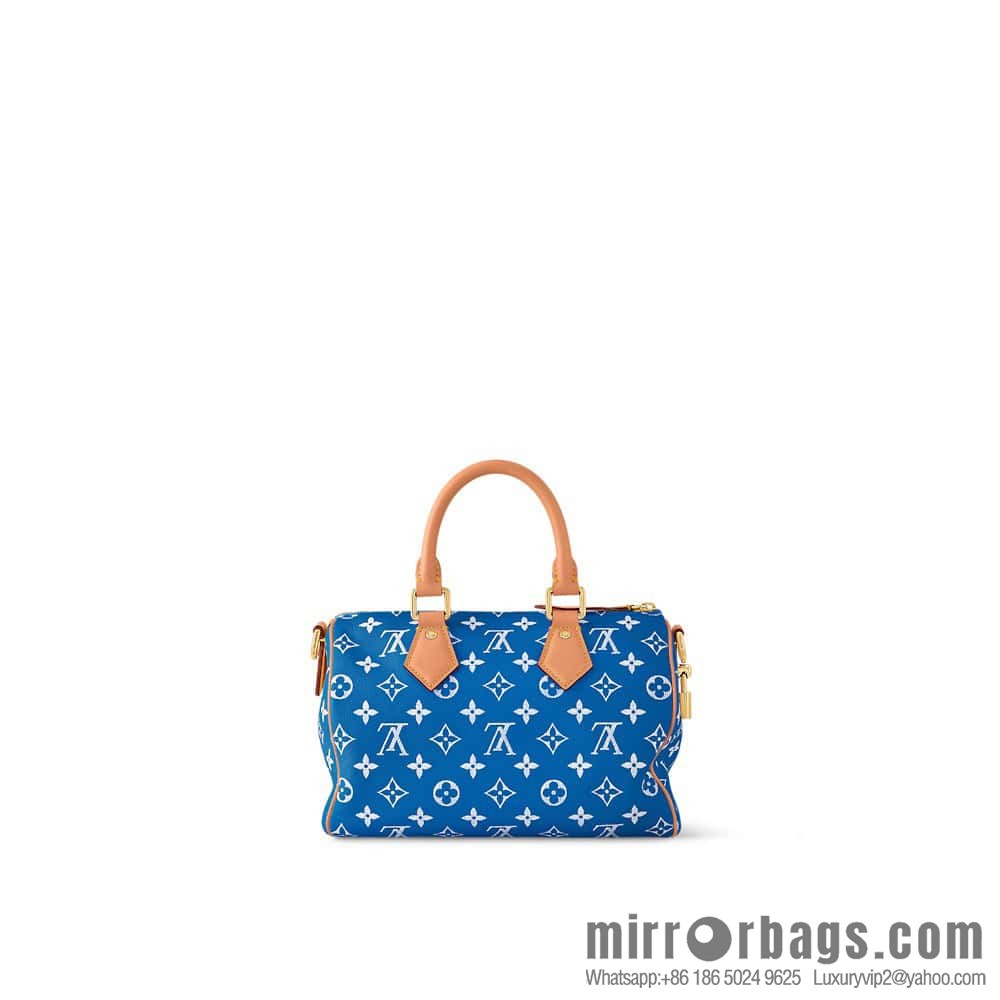 [Original order boutique] M24424 blue SPEEDY P9 BANDOULIZRE25 handbag