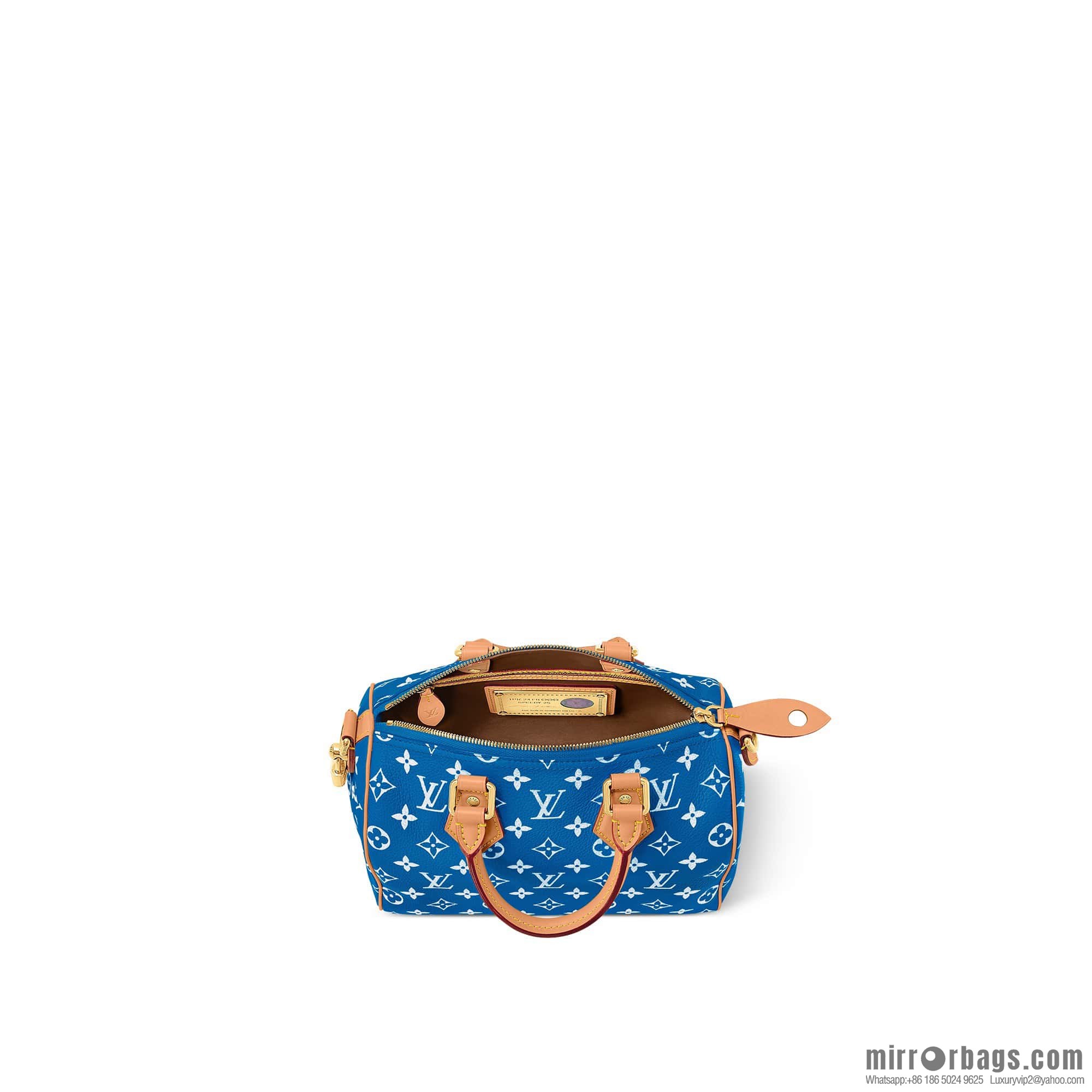 [Original order boutique] M24424 blue SPEEDY P9 BANDOULIZRE25 handbag