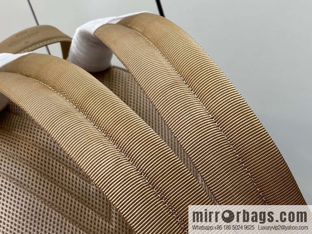[Original single boutique] M23708 apricot, full leather backpack series TAKEOFF backpack LV NEW BACKPACK backpack