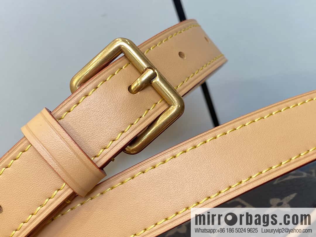 [Original order boutique] M24443 brown, full leather pillow bag speedy series SPEEDY P9 BANDOULIIZRE25 handbag
