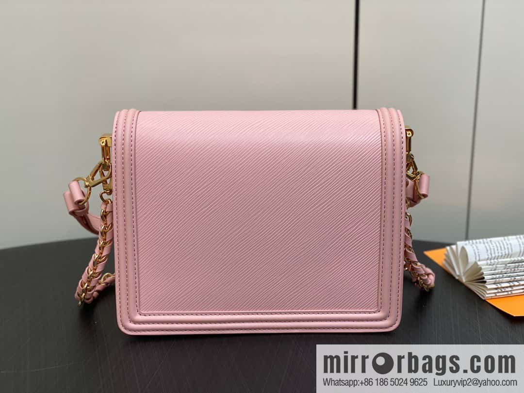 [Original order boutique] M23635 pink epi Daphne series DAUPHINE medium handbag M23635 this Dauphine medium handbag