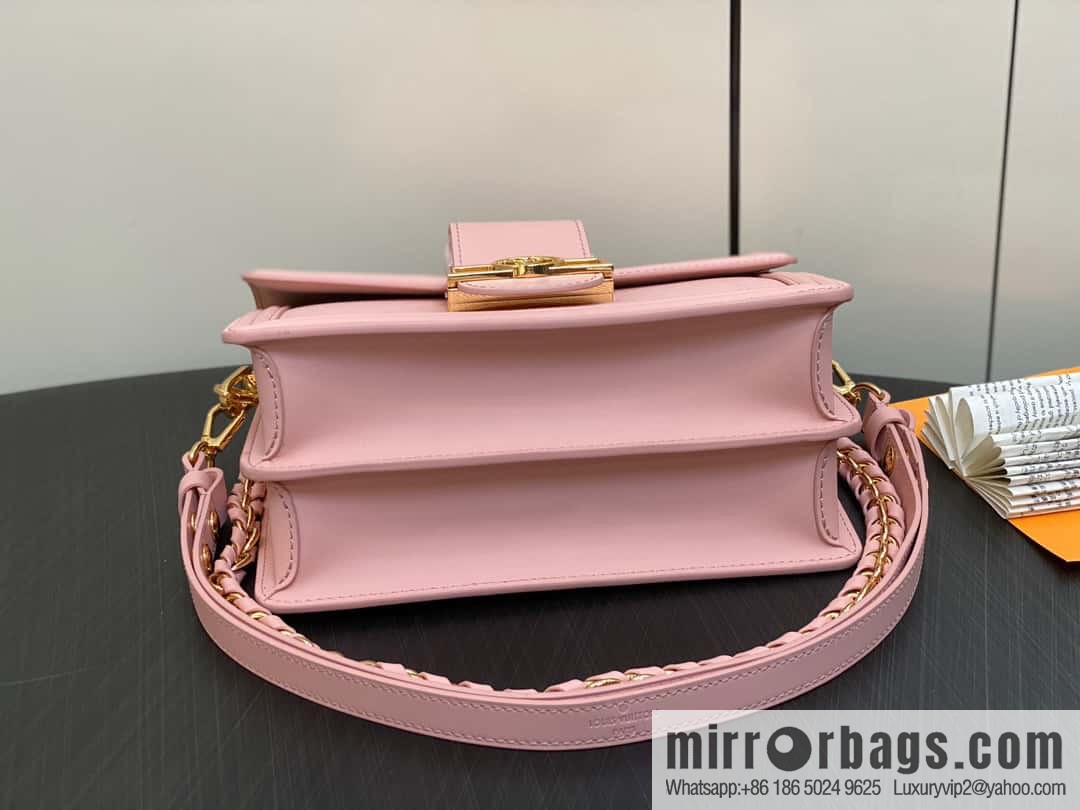 [Original order boutique] M23635 pink epi Daphne series DAUPHINE medium handbag M23635 this Dauphine medium handbag
