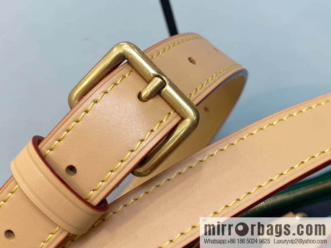 [Original order boutique] M24423 green, full leather pillow bag speedy series SPEEDY P9 BANDOULIIZRE25 handbag