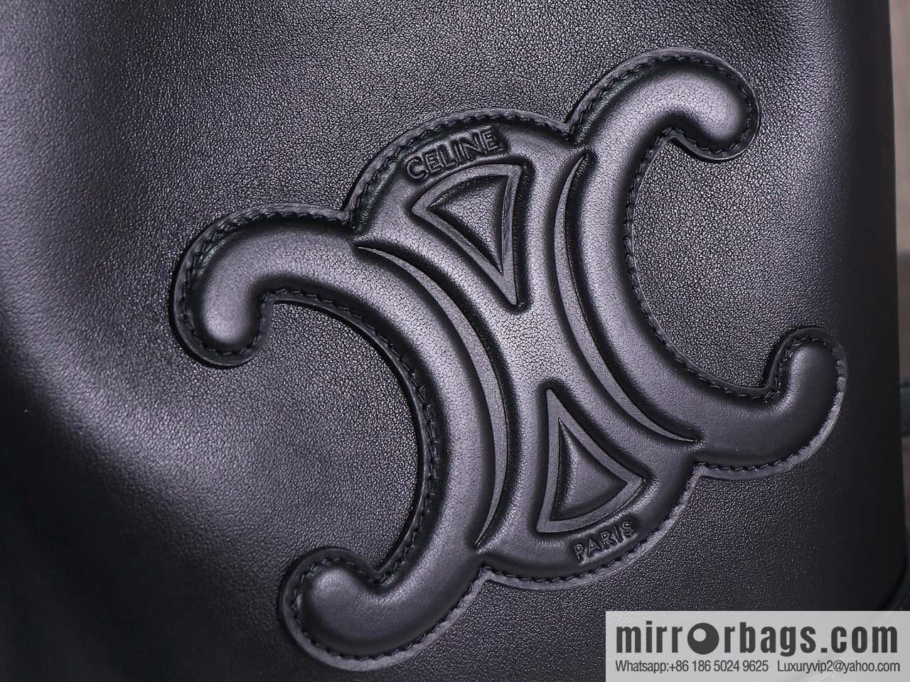[Premium quality, all steel hardware] eline CUIR TRIOMPHE leather bucket bag model: CL198243