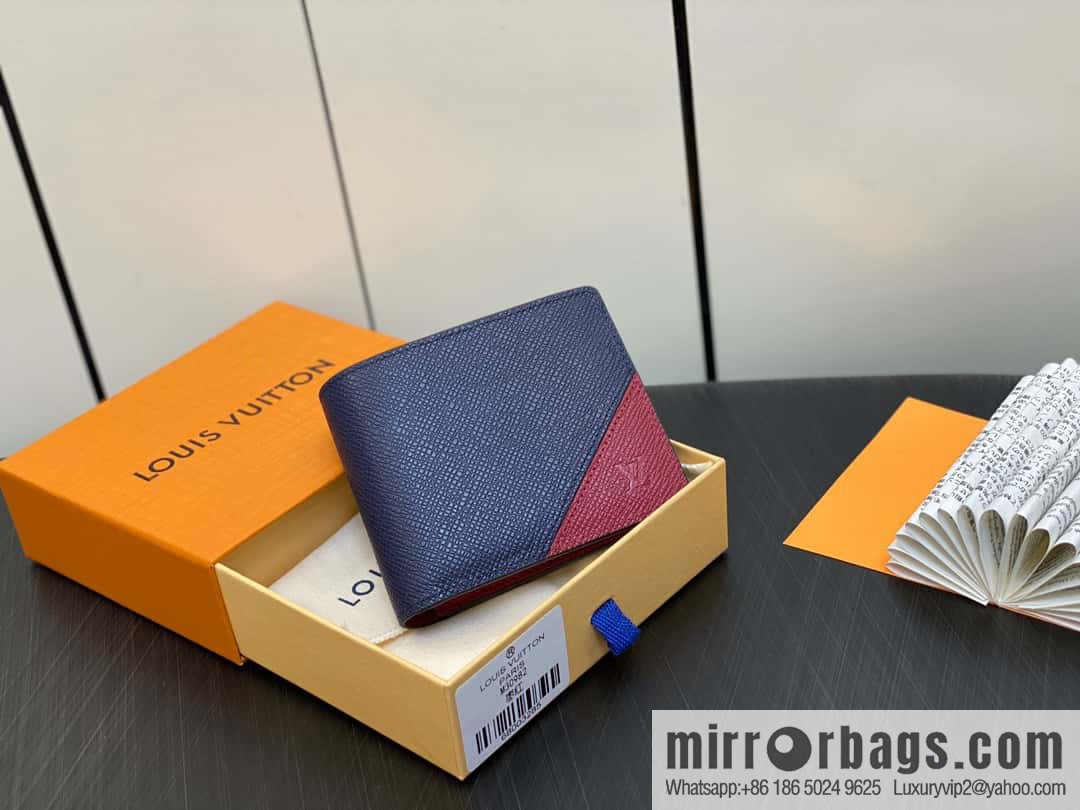 [Original order boutique] M30982 jujube red, full leather suit wallet series MULTIPLE wallet